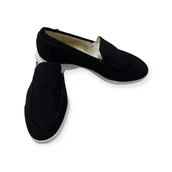 Mokasyny męskie - Mokasyny męskie zamszowe Old Money 44 - miniaturka - grafika 1