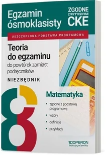 Egzamin ósmoklasisty SP 8 Matematyka Niezbędnik - Podręczniki dla szkół podstawowych - miniaturka - grafika 1