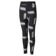 Legginsy - Puma Power wysoka talia 7/8 AOP legginsy G - miniaturka - grafika 1