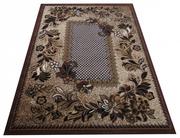 Dywany - Brązowy klasyczny dywan w kwiaty - Biter - Profeos - miniaturka - grafika 1