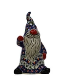 Ozdoby bożonarodzeniowe - Ceramiczny gnom skrzat Ceramika Bolesławiec - miniaturka - grafika 1