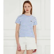 Koszulki i topy damskie - Karl Lagerfeld T-shirt IKON PATCH Regular Fit - miniaturka - grafika 1