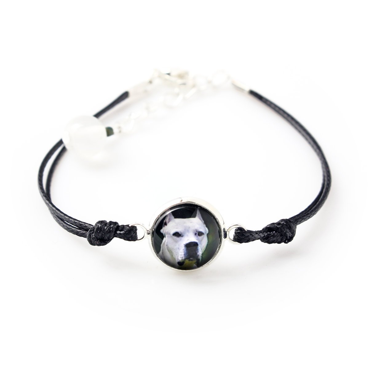 Dog argentyński, Dogo Argentino - bransoletka z twoim zdjęciem handmade, wyjątkowa biżuteria marki Art-Dog