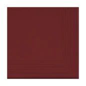 Płytki klinkierowe - Stopnica klinkierowa narożna ROT 30x30x1.1 cm Cerrad - miniaturka - grafika 1