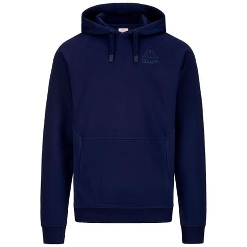 Kappa Gialo męska niebieska bluza z kapturem, rozmiar XL