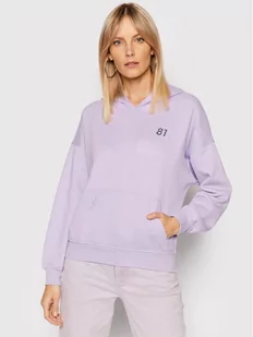 Guess Bluza W2RQ04 K8801 Fioletowy Regular Fit - Bluzy damskie - miniaturka - grafika 1