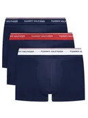 Majtki męskie - Tommy Hilfiger Komplet 3 par bokserek 3P Trunk 1U87903842 Granatowy - miniaturka - grafika 1