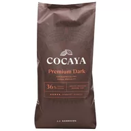 Kakao i czekolada - COCAYA Premium Dark 1kg - czekolada deserowa do picia - miniaturka - grafika 1