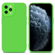 Etui i futerały do telefonów - Etui Cadorabo do Apple iPhone 11 PRO w kolorze zielonym, silikonowe etui TPU na telefon komórkowy - miniaturka - grafika 1