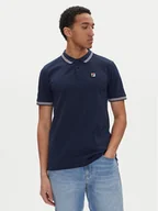 Koszulki męskie - Fila Polo Lubeek FAM0898 Granatowy Regular Fit - miniaturka - grafika 1