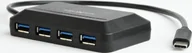 Huby USB - HUB USB Gembird I/O HUB USB-C 4PORT/ACT-HUB3C-4P 1384120 - miniaturka - grafika 1