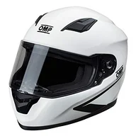 Kaski motocyklowe - Omp Circuit Evo biały kask rozmiar S - miniaturka - grafika 1