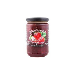 Truskawka z cukrem "Zdrowa rodzina" 350ml - Konfitury, marmolady, powidła - miniaturka - grafika 1