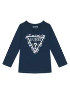 Bluzki damskie - Guess Bluzka K5BI08 J1314 Granatowy Regular Fit - miniaturka - grafika 1