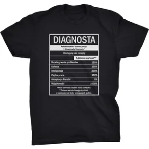 Etykieta GDA Diagnosta Koszulka Dla Diagnosty - Koszulki męskie - miniaturka - grafika 1