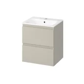 Szafki łazienkowe - Szafka łazienkowa z umywalką Cersanit Moduo 50 cm kaszmir mat S801-590 - miniaturka - grafika 1