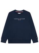 Bluzy dla chłopców - Tommy Hilfiger Bluza Essential Sweatshirt KS0KS00212 Granatowy Regular Fit - miniaturka - grafika 1