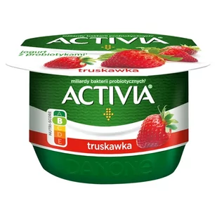 Activia Jogurt truskawka 120 g - Kefiry, jogurty, maślanki - miniaturka - grafika 1
