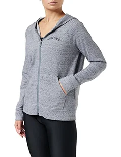 Under Armour Rival Terry FZ Hoodie - Koszulki i topy damskie - miniaturka - grafika 1