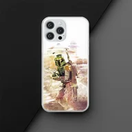 Etui i futerały do telefonów - Etui Boba Fett 001 Star Wars Nadruk pełny Biały Producent: OnePlus, Model: NORD 2T 5G - miniaturka - grafika 1