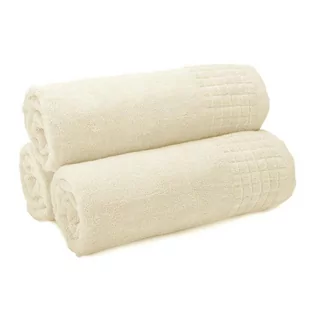 Ręcznik Kąpielowy Larisa 50X100 Kremowy - Ręczniki - miniaturka - grafika 1