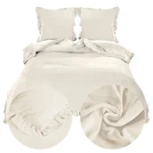 Pościel - Pościel 160 x 200 3cz Mikrofibra Falbana Erva 2814 - miniaturka - grafika 1