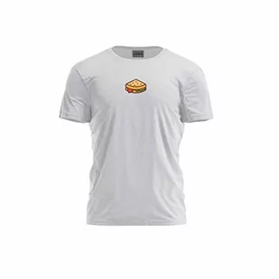 Bona Basics, Męski T-shirt z cyfrowym nadrukiem,% 70% bawełna% 30 poliester, szary, na co dzień, męskie topy, rozmiar: L, szary, L - Koszulki męskie - miniaturka - grafika 1