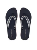 Klapki i japonki damskie - Tommy Hilfiger Japonki Flag Print FW0FW09195 Granatowy - miniaturka - grafika 1