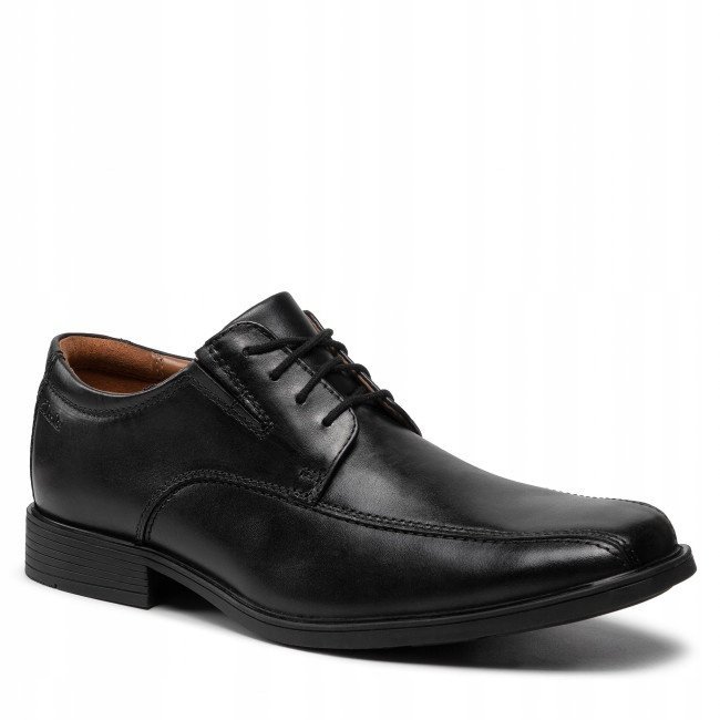 CLARKS PÓŁBUTY SKÓRZANE CZARNE MĘSKIE 46 16CA