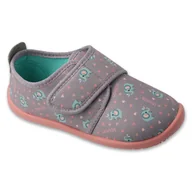 Buty dla dziewczynek - Befado obuwie dziecięce 902X057 szare - miniaturka - grafika 1