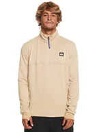 Koszulki męskie - Quiksilver Połowa zamek bazowa warstwa Top Steep Point Mężczyźni Beżowy L - miniaturka - grafika 1