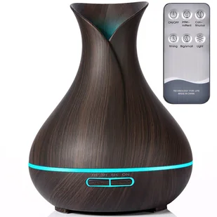 Nawilżacz powietrza Nawilżacz powietrza Cronos Nawilżacz powietrza Cronos Bamboo 400ml ciemny brąz - Nawilżacze powietrza - miniaturka - grafika 1