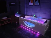 Wanny z hydromasażem - Zepehof Wanna z hydromasażem Moderno Quarrum LS-5010 prostokątna - miniaturka - grafika 1