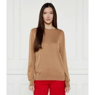 Swetry damskie - POLO RALPH LAUREN Wełniany sweter Loose fit - miniaturka - grafika 1