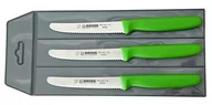 Noże kuchenne - Giesser zestaw 3 noży 8365 jasno zielony 11cm - miniaturka - grafika 1