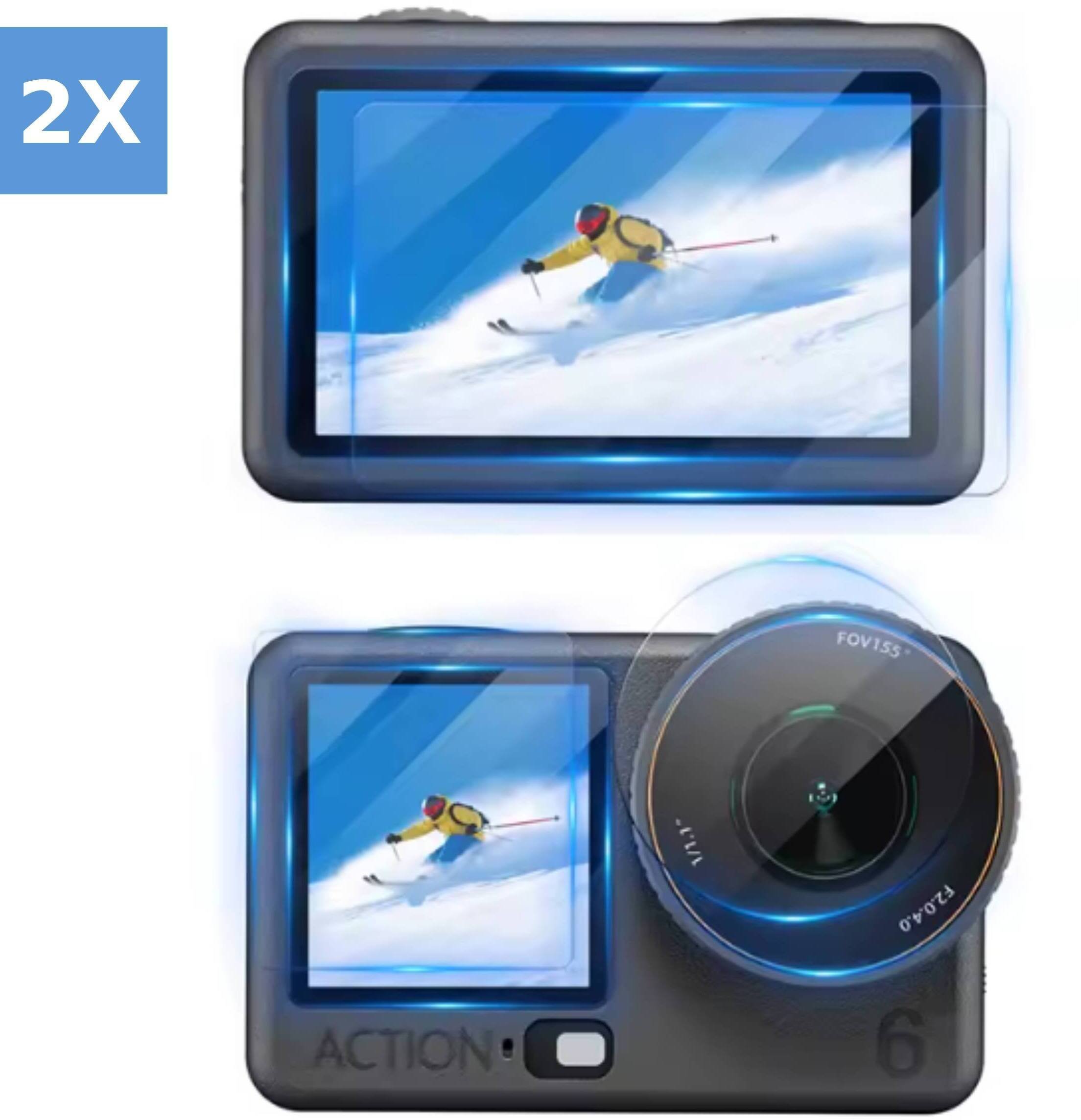 SunnyLife FOLIA OCHRONNA ZE SZKŁA HARTOWANEGO 9H DO KAMERY DJI OSMO ACTION 6