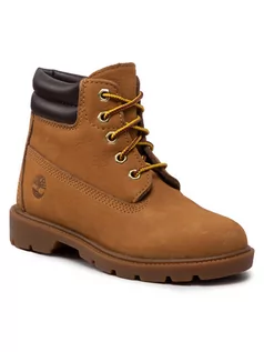 Buty dla chłopców - Timberland Trapery 6in Water Resistant Basic TB0A2M9F231 Brązowy - grafika 1