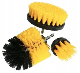 SZCZOTKI NA WIERTARKĘ SPRZATAJĄCE ZESTAW DO SPRZATANIA WYMIENNE GŁOWICE - Miotły, szufle, mopy - miniaturka - grafika 1