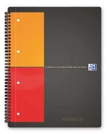 OXFORD Kołonotatnik Activebook A4 80k. kratka KZK0460 - Notesy i bloczki - miniaturka - grafika 2