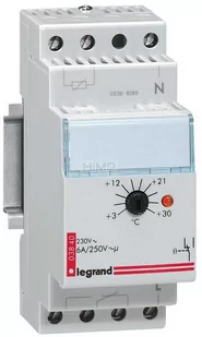 Legrand Termostat modułowy 3-30°C 250V 6A TT301 003840 003840 - Regulatory i termostaty - miniaturka - grafika 1