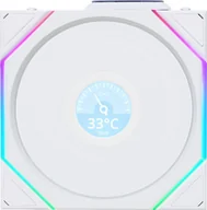 Wentylatory komputerowe - Wentylator Lian Li UNI FAN TL Wireless LCD 120 biały 12TLLCD1W1W - miniaturka - grafika 1