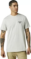 Odzież motocyklowa - Fox At Bay Ss Premium Tee Light Grey - miniaturka - grafika 1
