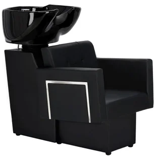 Myjnia myjka fryzjerska barberska Stella do salonu fryzjerskiego barberskiego ruchoma ceramiczna misa armatura bateria słuchawka - Myjki fryzjerskie - miniaturka - grafika 1