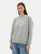 Bluzy damskie - Tommy Hilfiger Bluza WW0WW44633 Szary Regular Fit - miniaturka - grafika 1