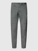 Spodnie męskie - Spodnie o kroju tapered fit z dodatkiem streczu model ‘Mark’ - miniaturka - grafika 1