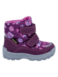 Richter Shoes Kozaki zimowe "Freestyle" w kolorze fioletowym - Kozaki damskie - miniaturka - grafika 1