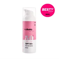 Kremy do twarzy z filtrem - myBuddy Krem z Filtrem SPF50 UVA+UVB 50ml - miniaturka - grafika 1