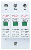 Piorunochrony - CNC CNC DC viršįtampių ribotuvas, 3P, C klasės, 20-40 kA, 1000VDC - miniaturka - grafika 1