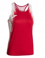 Koszulki i topy damskie - JOMA CZERWONY SPORTOWY TOP Z BIAŁYMI WSTAWKAMI I LOGO L JQA - miniaturka - grafika 1