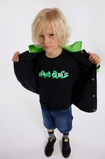 Koszulki dla chłopców - Marc Jacobs t-shirt bawełniany dziecięcy kolor czarny z nadrukiem - grafika 1